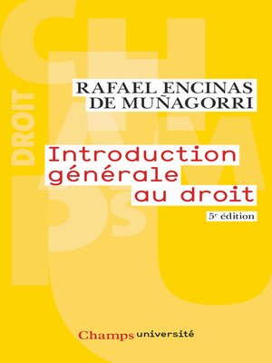 cover image of Introduction générale au droit